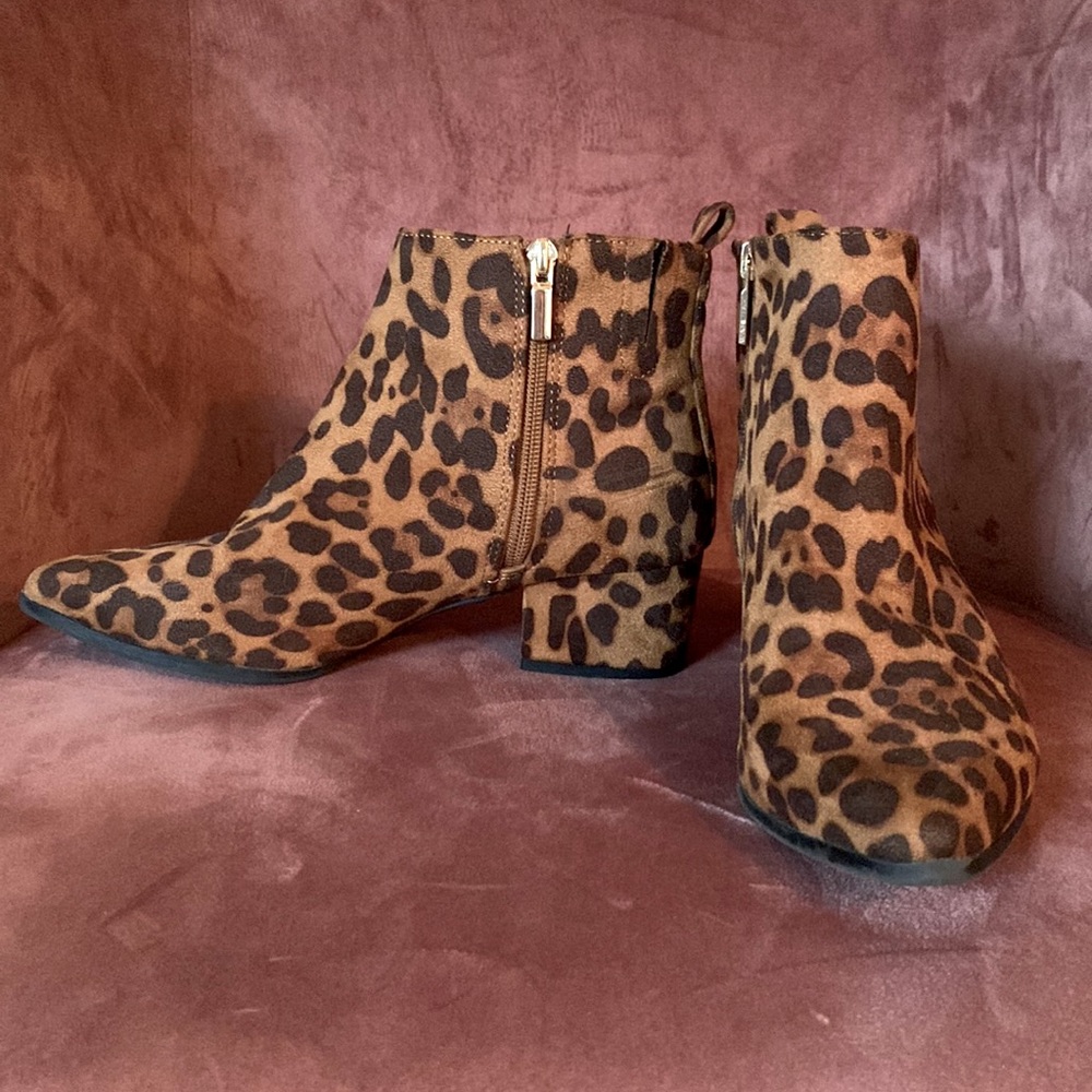 A New Day Leopard Booties